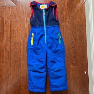 Mini Boden toddler snow bib, size 3-4y